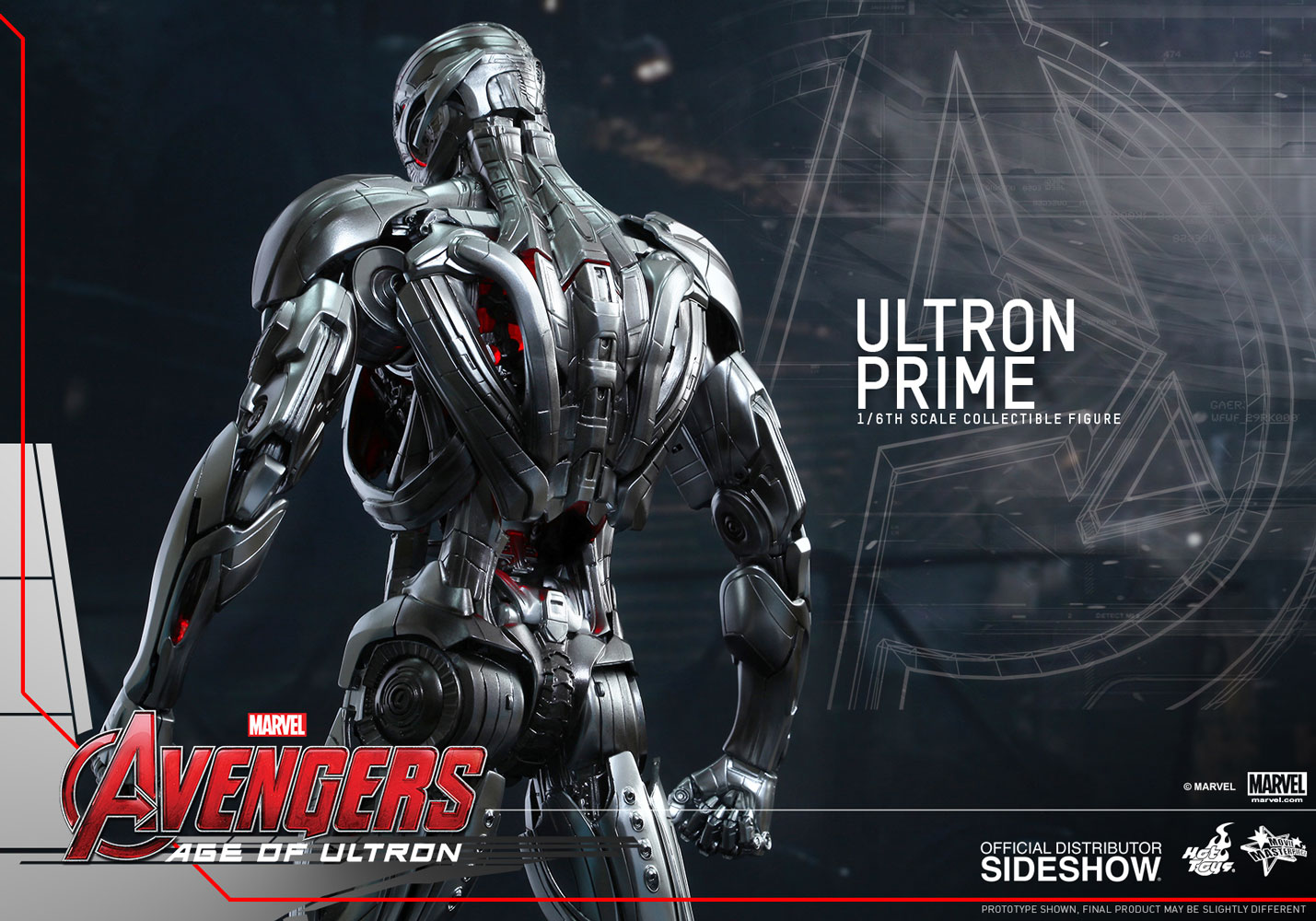AGE OF ULTRON PRIME 1/6TH SCALE COLLECTIBLE FIGURE IN STOCK HOT TOYS AVENGERS 