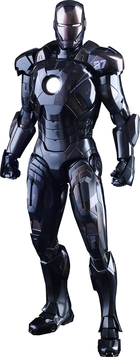Hot Toys Iron Man Mark VII Stealth Mode Version Sixth Scale Figure