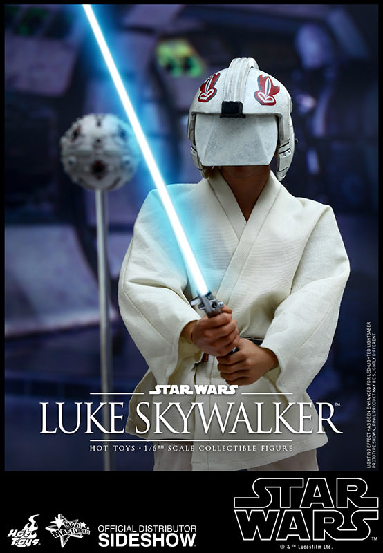 Star Wars 1/6 Jedi Skywalker Blue Light Saber hilt for Hot toys 12" Figure 