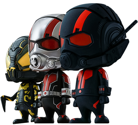 Hot Toys Ant-Man Collectible Set of 3 Vinyl Collectible