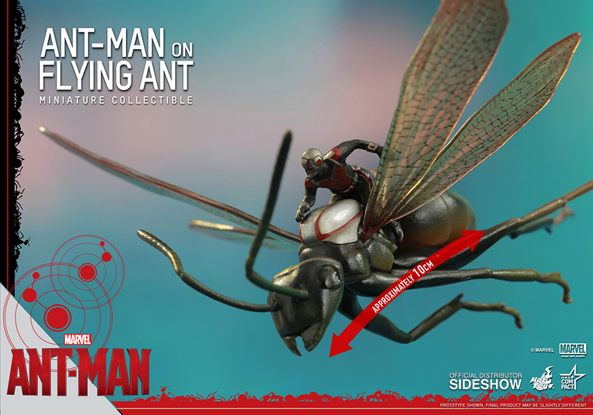 Ant-Man on Flying Ant- Prototype Shown