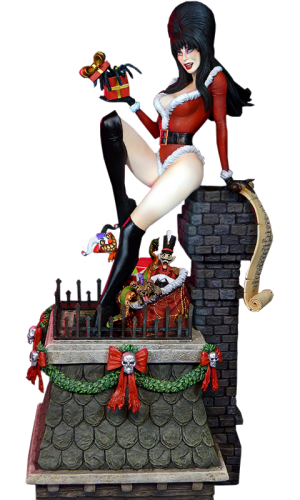 Elvira Scary Christmas Maquette