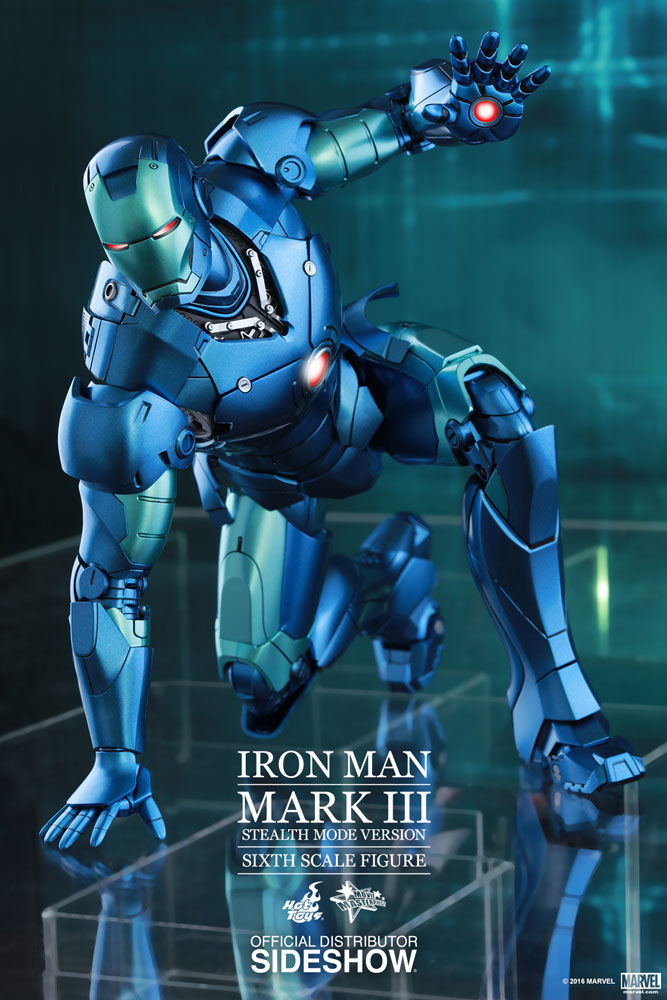 leugenaar Specimen accent Marvel Iron Man Mark III Stealth Mode Version Sixth Scale Fi | Sideshow  Collectibles