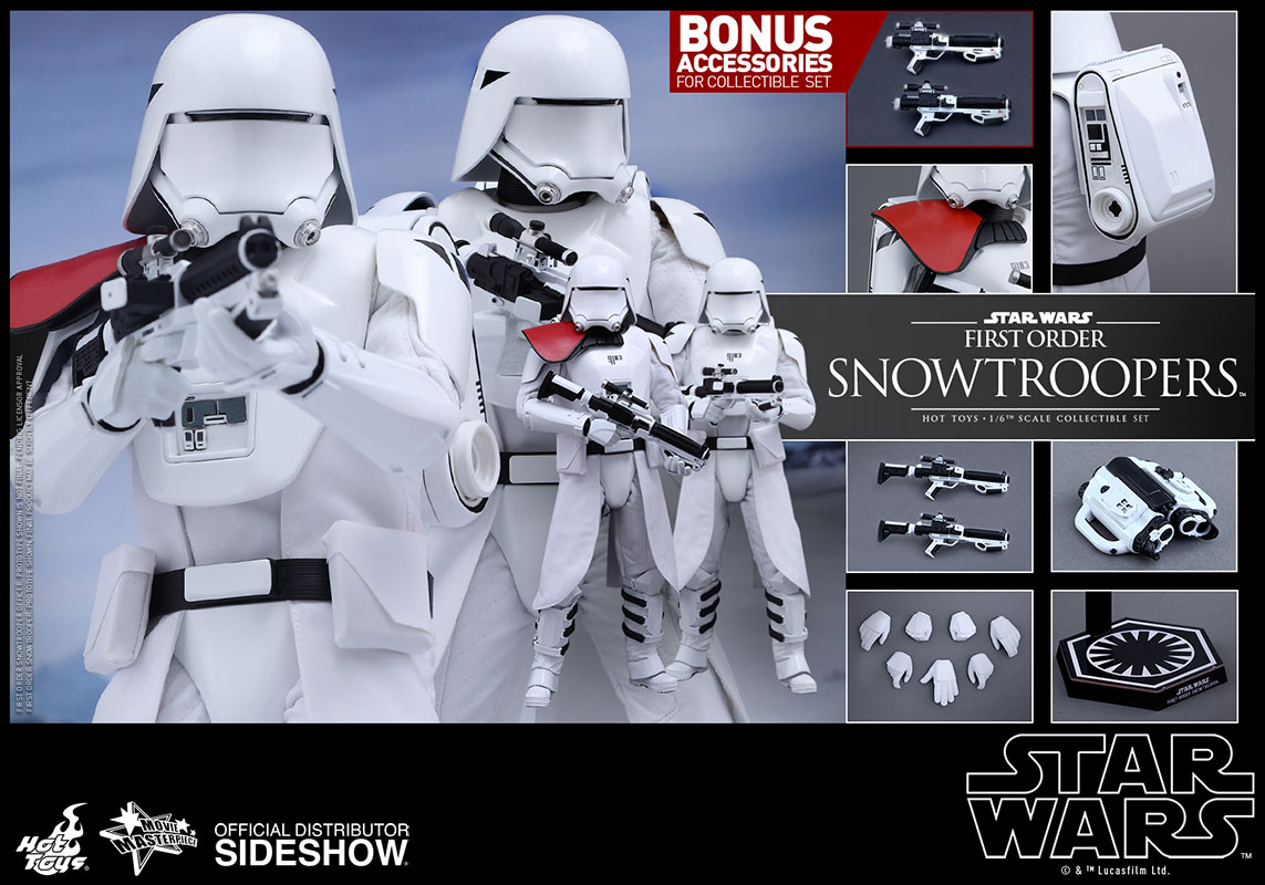 Sideshow 1/6 Star Wars  Snowtrooper  Perfect  White  Body 