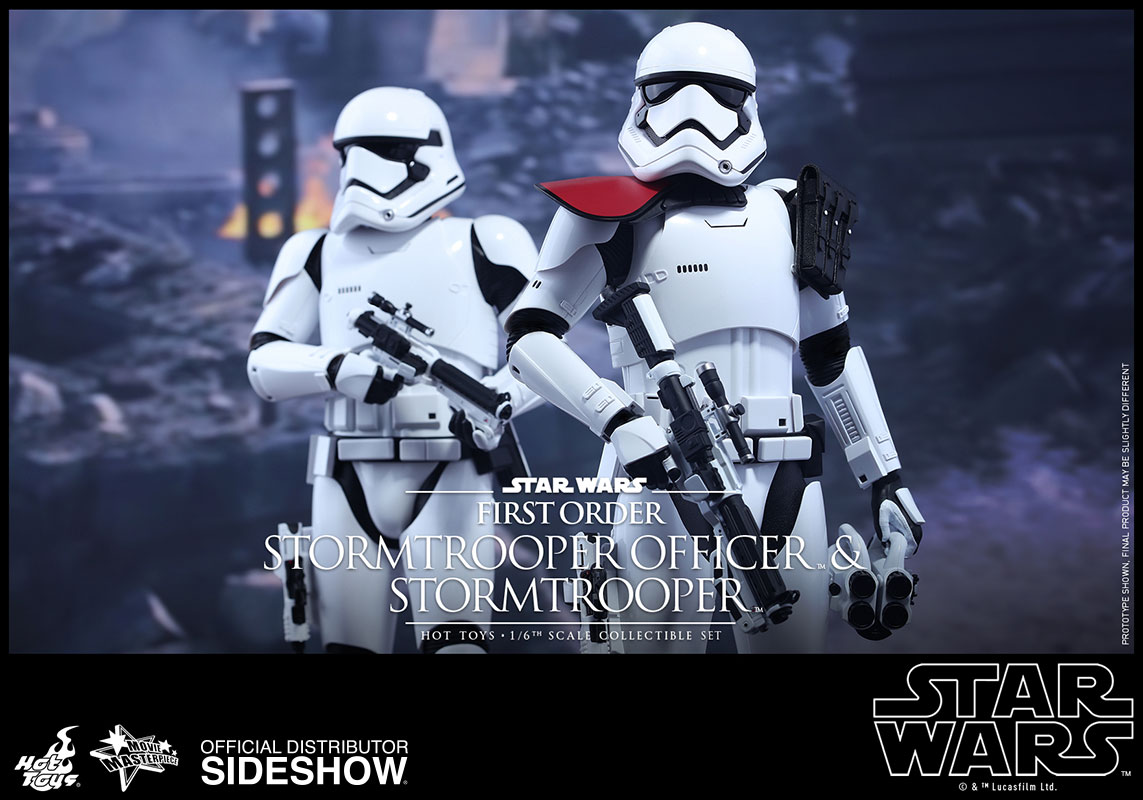 First Order Stormtrooper Officer and Stormtrooper- Prototype Shown