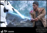 Gallery Image of Finn and First Order Riot Control Stormtrooper Sixth Scale Figure