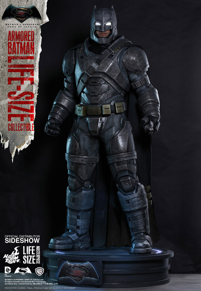 Dc Comics Armored Batman Life Size Figure By Hot Toys Sideshow Collectibles Dc Comics Armored Batman Life Size Figure By Hot Toys Sideshow Collectibles