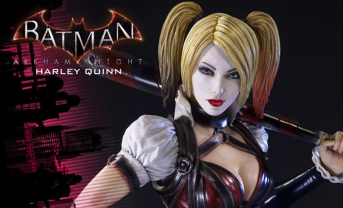 batman arkham city harley quinn statue