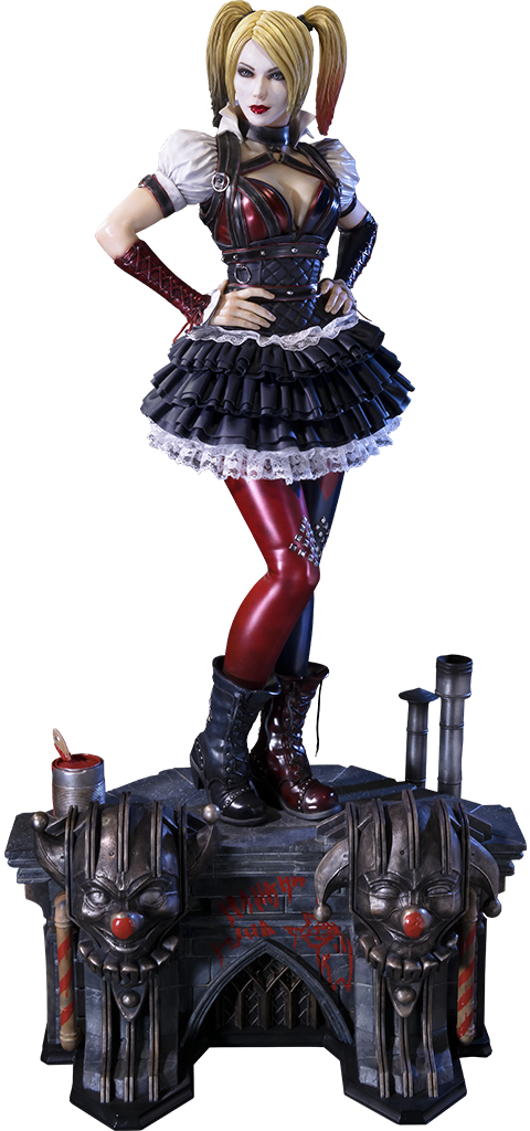 batman arkham city harley quinn statue