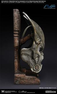 Gallery Image of Battle Damaged Celtic Predator Mask Prop Replica