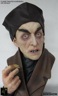 Gallery Image of Classic Painted Nosferatu Life-Size Bust