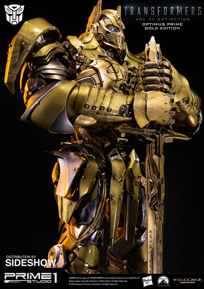 optimus prime gold