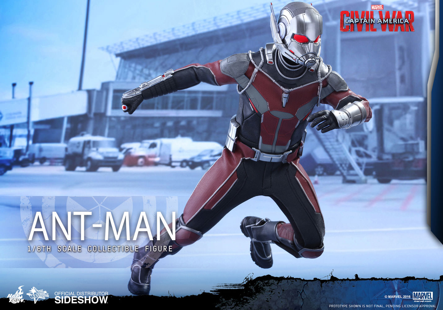 Ready 1/6 Ant-Man Antman Paul Rudd Hot Toys MMS362 Captain America Civil War 