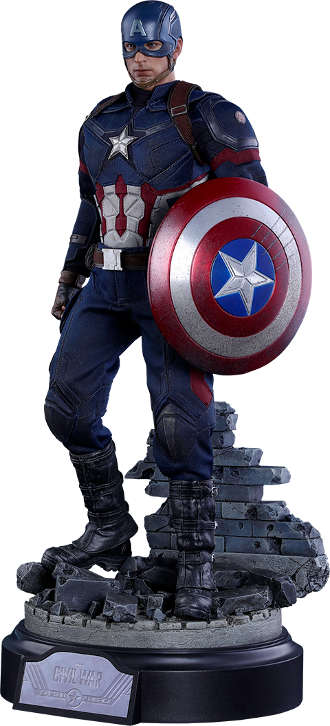 Hot Toys Captain America Battling Version Sixth Scale Figure