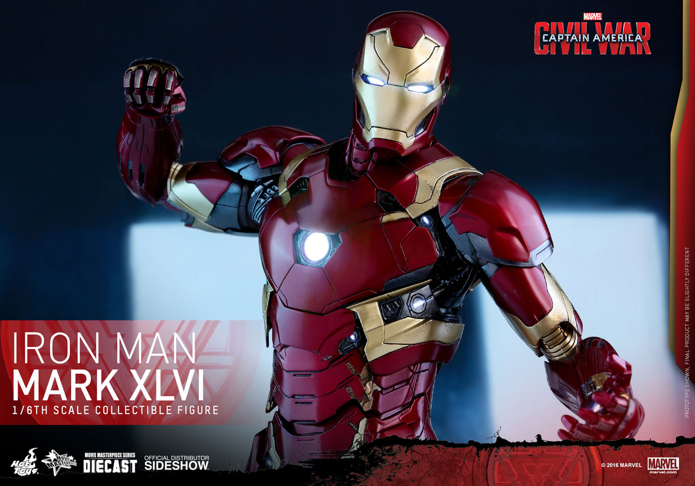 iron man mark 46 civil war hot toys