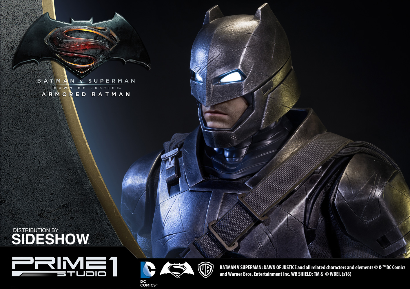 armored batman statue