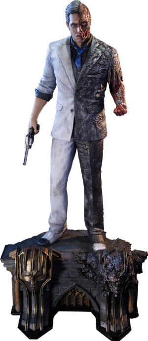 Two-Face Polystone Statue