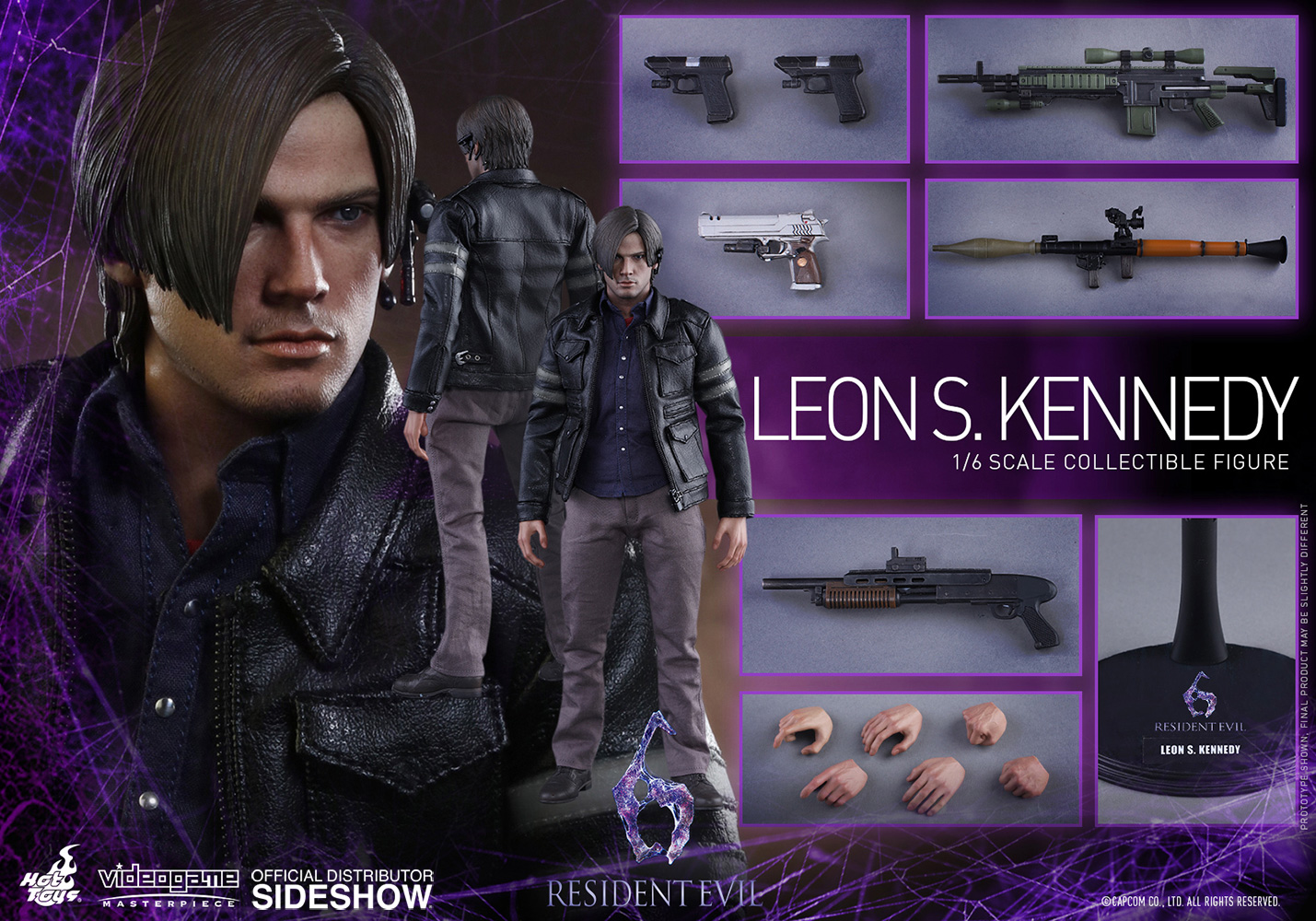 Resident Evil Leon S Kennedy Sixth Scale Figure By Hot Toys Sideshow