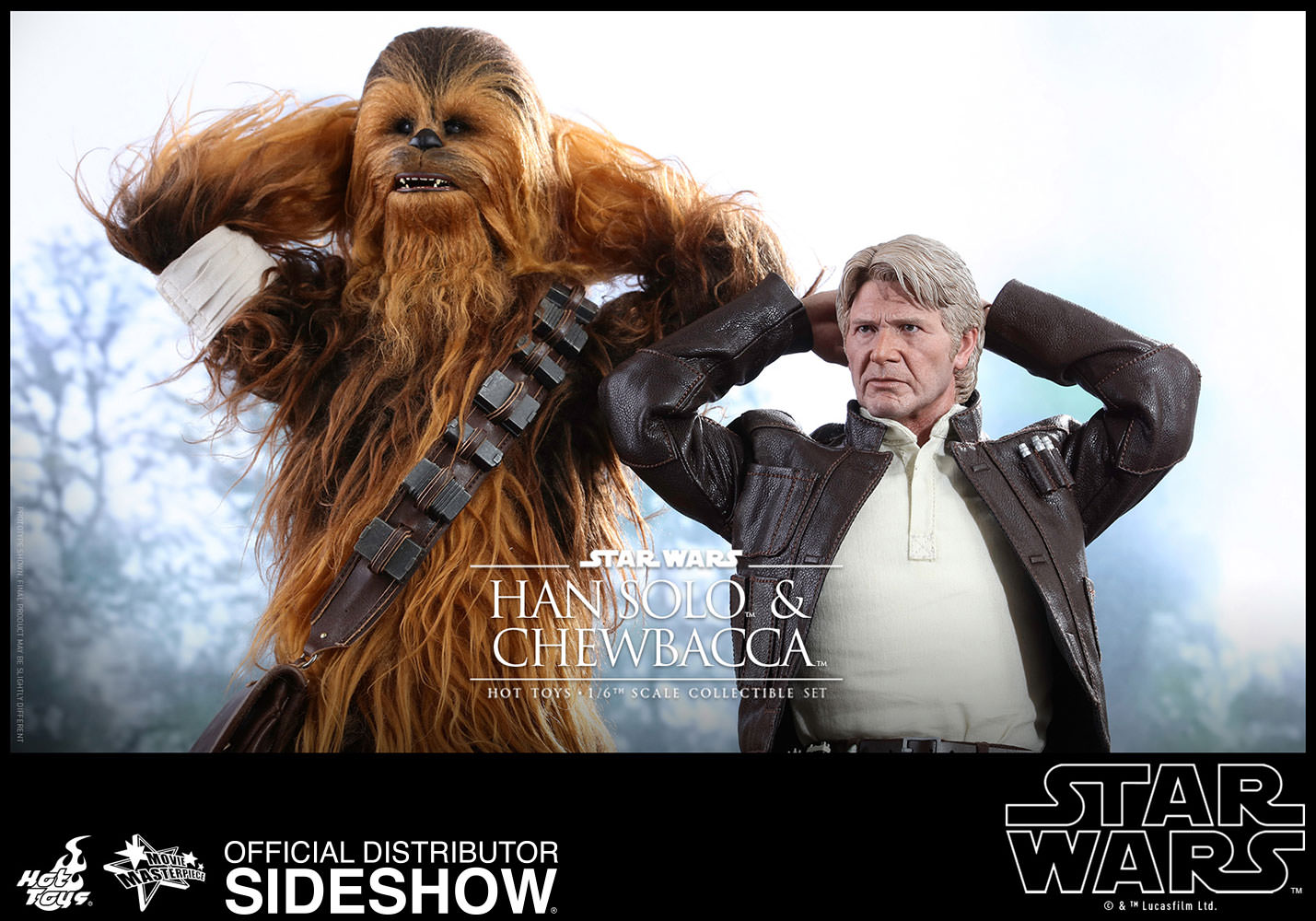 hot toys han solo and chewbacca