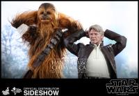 Gallery Image of Han Solo and Chewbacca Sixth Scale Figure