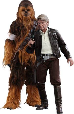 Han Solo and Chewbacca Sixth Scale Figure