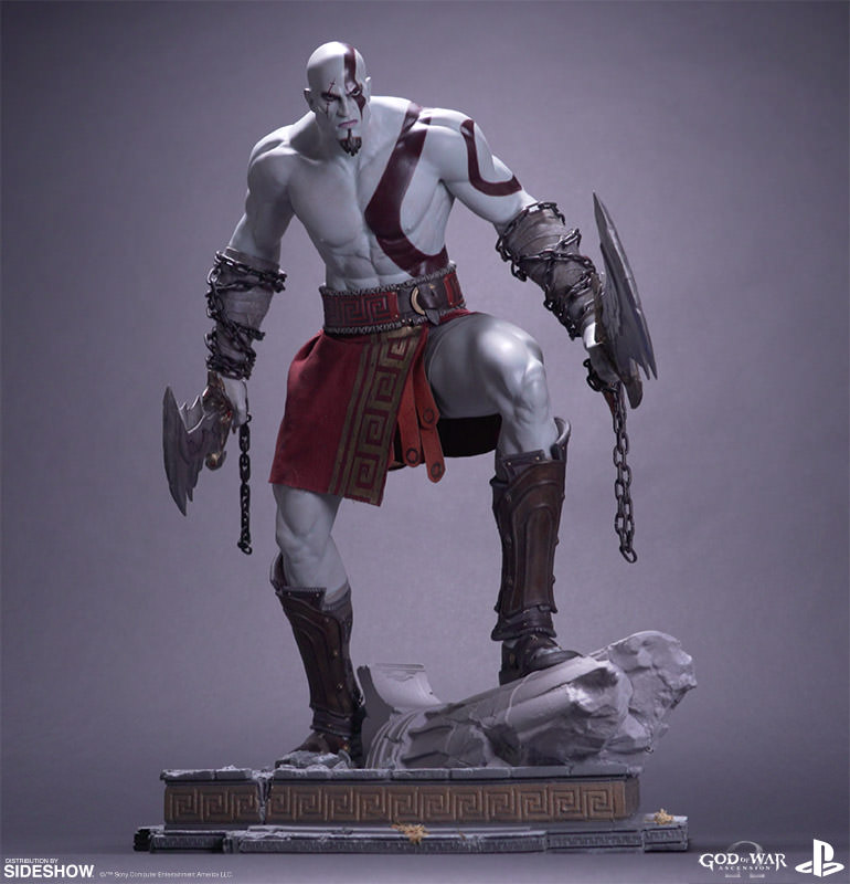 god of war kratos modern icon statue only at gamestop