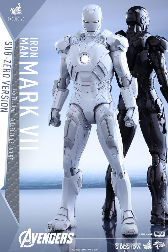 hot toys iron man mark 7 sub zero