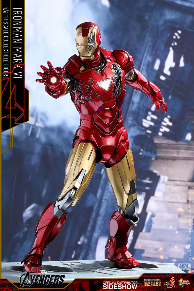 Hot Toys Iron Man 2 MARK VI 1/6 BICEPS & SHOULDER ARMOR 