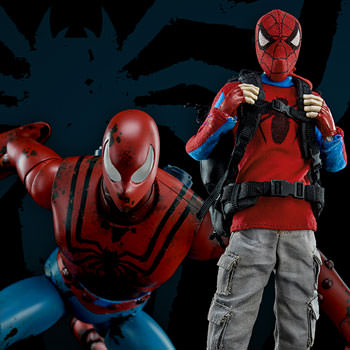 Marvel Peter Parker and Spider-man Sixth Scale Figure Set by