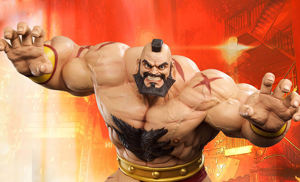  Street Fighter Pieces Zangief 14 Statue Figure : Toys & Games