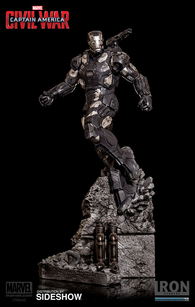 Marvel War Machine Polystone Statue By Iron Studios