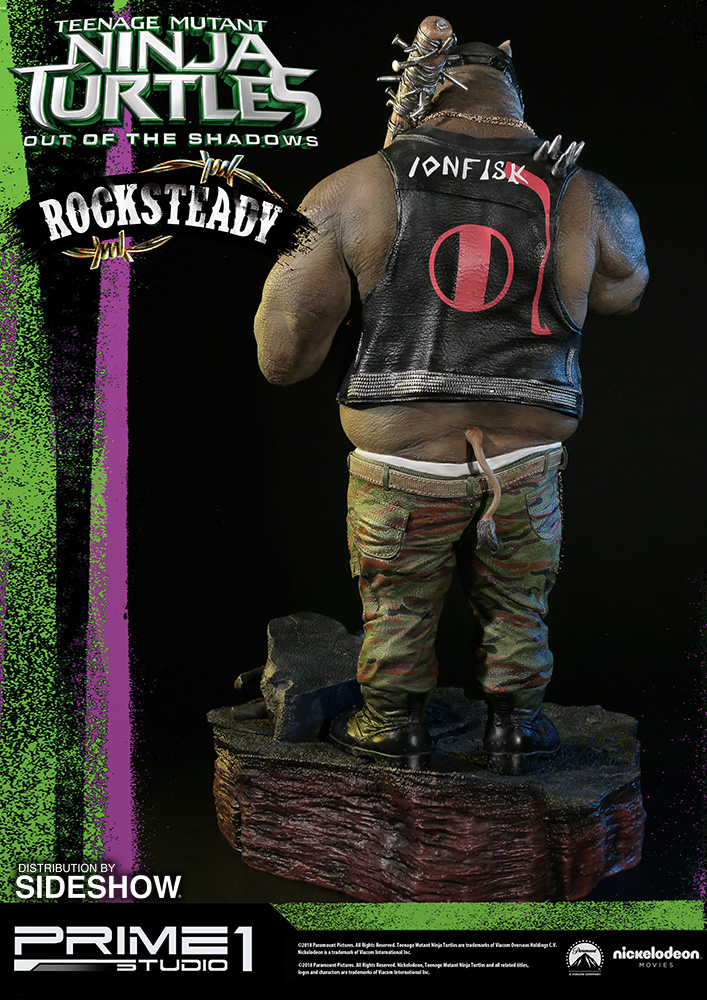 Tmnt Rocksteady Polystone Statue By Prime 1 Studio Sideshow Collectibles