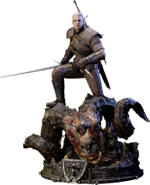 Geralt of Rivia Polystone Statue