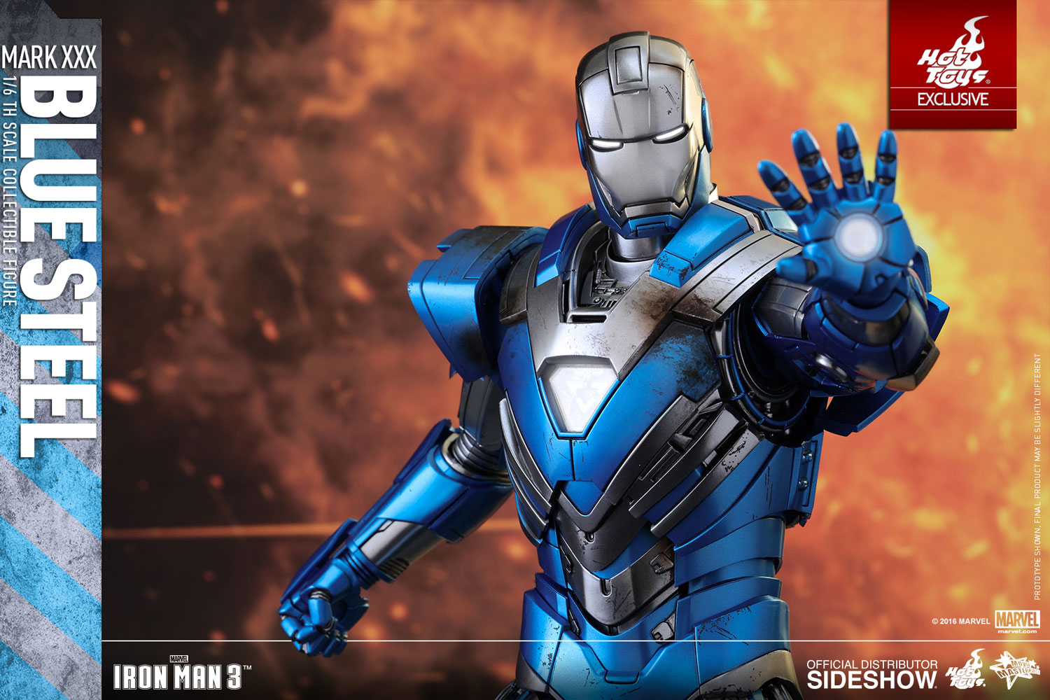 Iron Man Mark XXX - Blue Steel Exclusive Edition - Prototype Shown