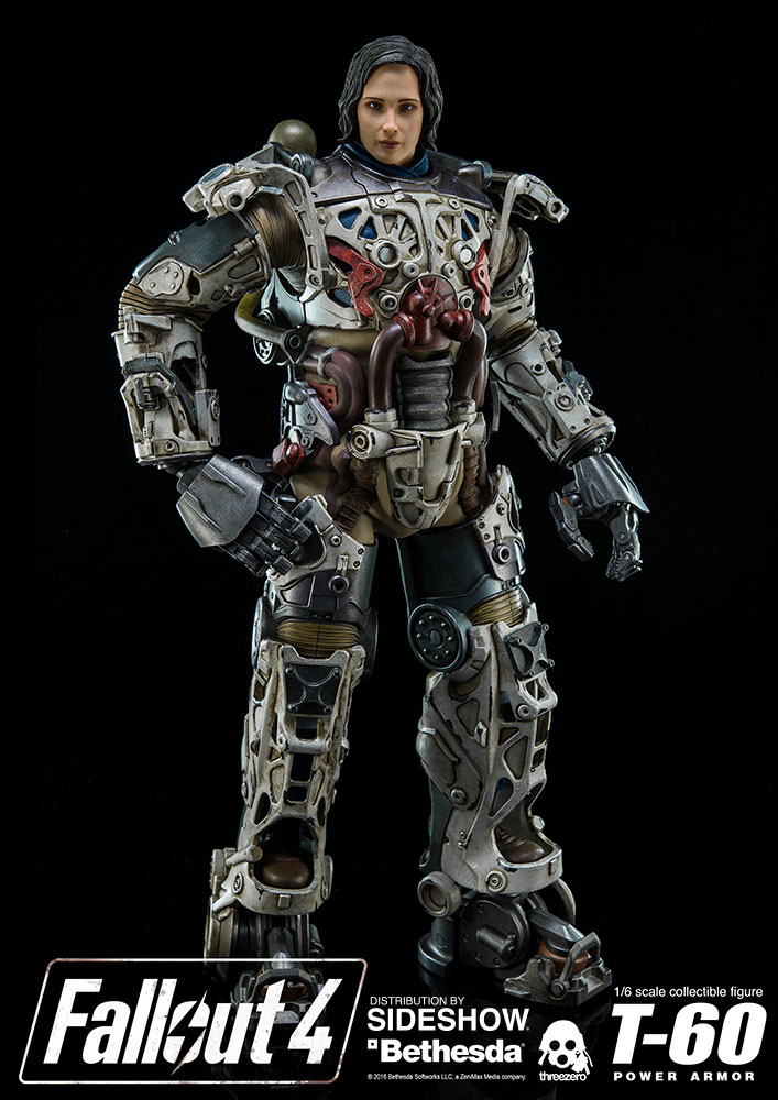 Fallout 4 T 60 Power Armor Sixth Scale Figure By Threezero Sideshow Collectibles