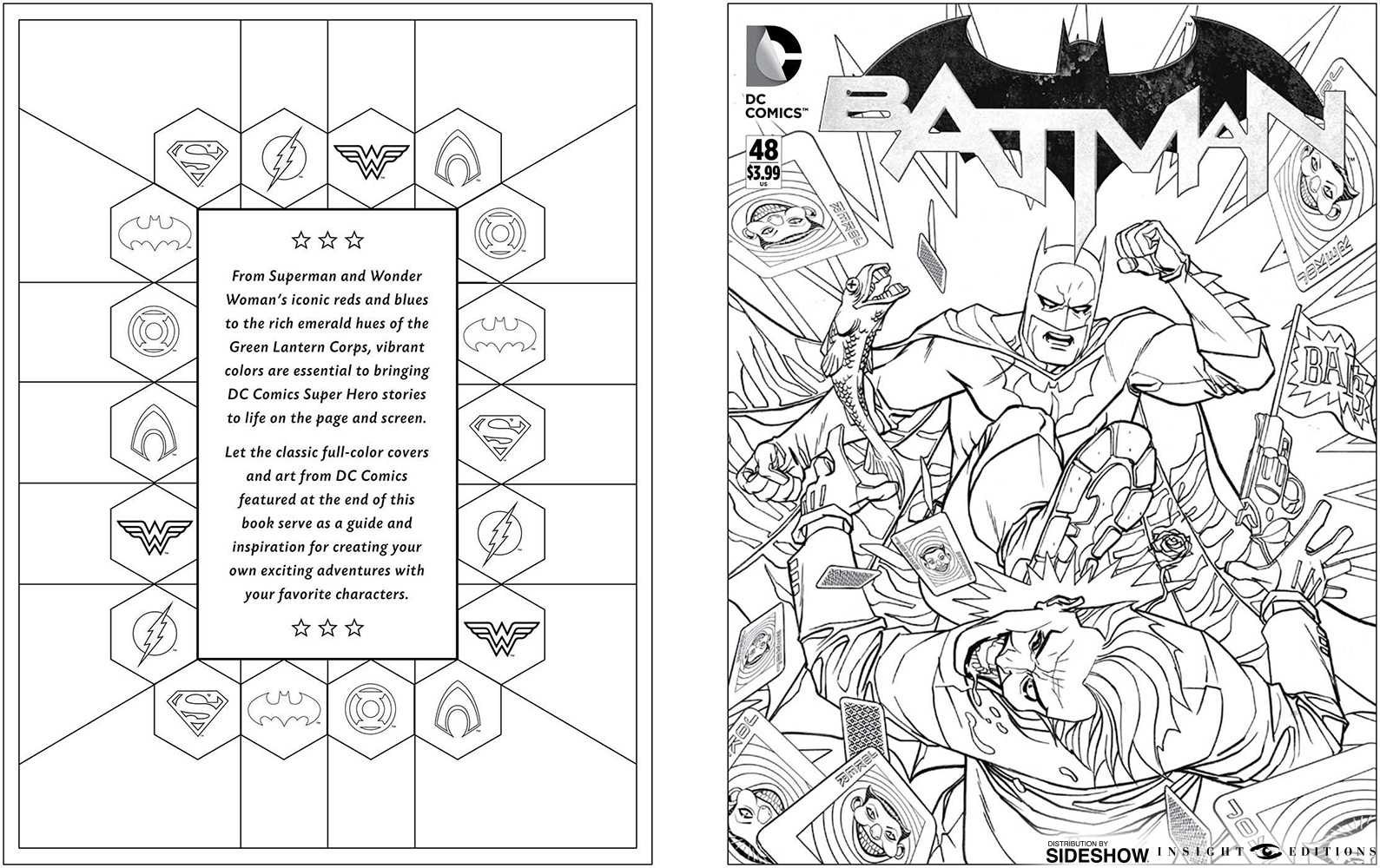 DC Comics DC Comics Coloring Book Book by Insight Editions | Sideshow