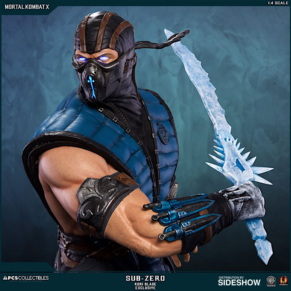 mortal kombat 11 sub zero statue