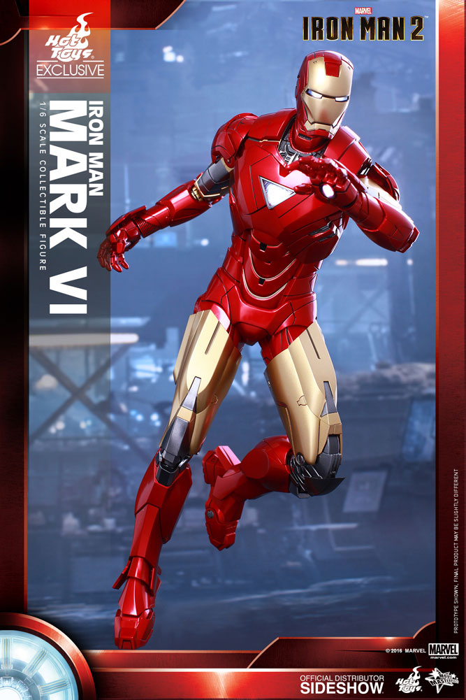 Hot Toys MMS 339 Iron Man 2 Mark VI vi 6 Tony Stark Shanghai Disneyland Disney