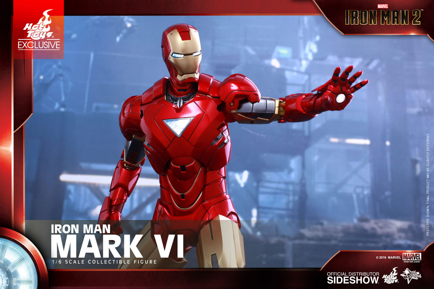 Hot Toys MMS 339 Iron Man 2 Mark VI vi 6 Tony Stark Shanghai Disneyland Disney