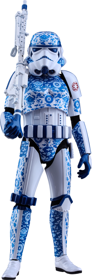 Stormtrooper Porcelain Pattern Version Sixth Scale Figure