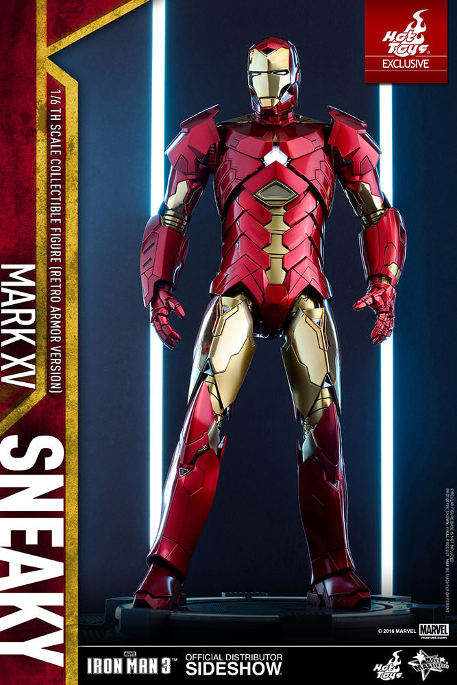 hot toys iron man sneaky retro