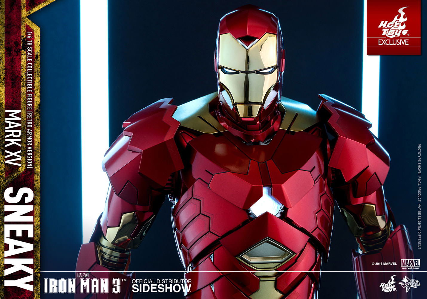 hot toys iron man sneaky retro