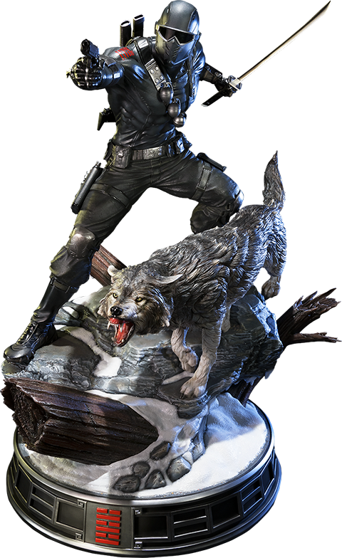 gi joe snake eyes statue