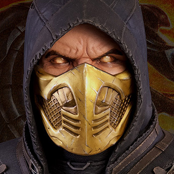 Mortal Kombat Scorpion Life-Size Bust by Pop Culture Shock