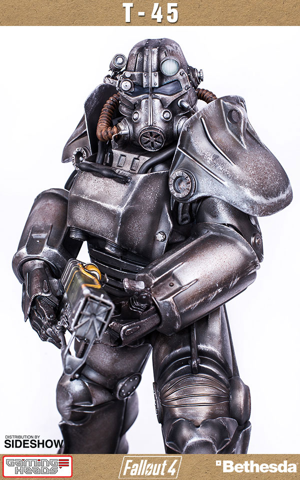 Fallout 4 T 45 Power Armor Statue By Gaming Heads Sideshow Collectibles