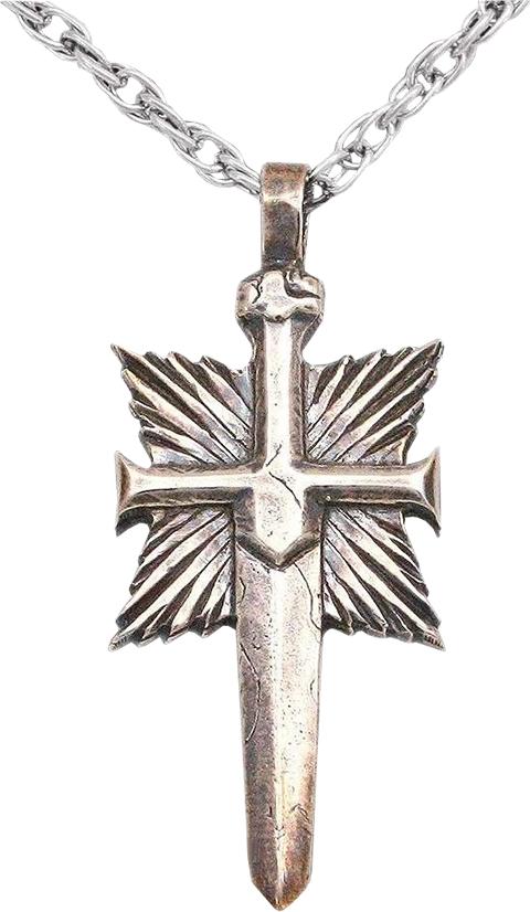 Badali Jewelry Shard's Crest Pendant Necklace Jewelry