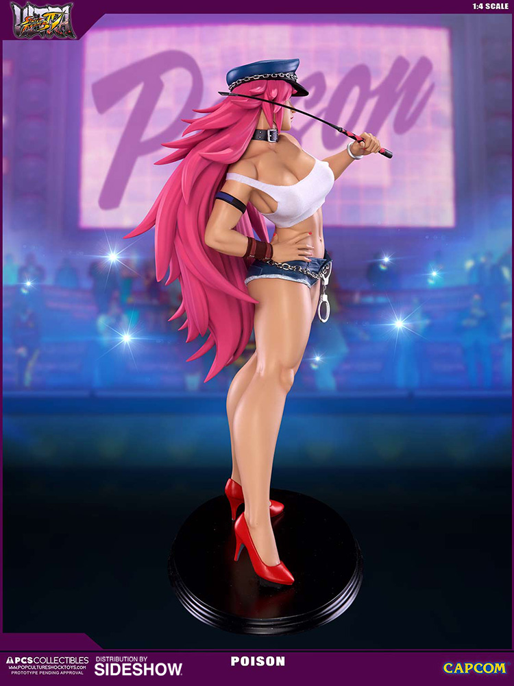 street fighter poison statue