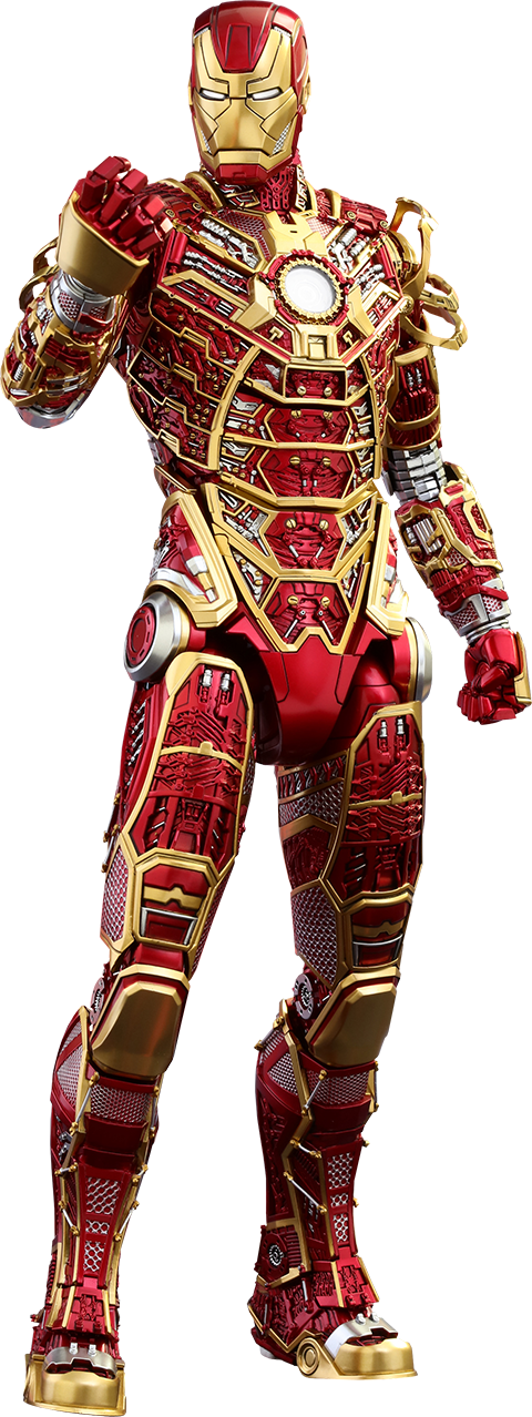 Hot Toys Iron Man Mark XLI - Bones Retro Armor Version Sixth Scale Figure