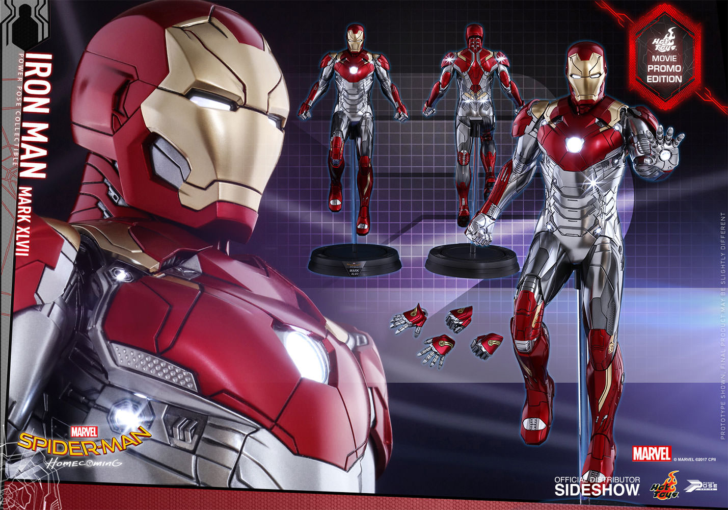 Marvel Iron Man Mark XLVII Sixth Scale Figure by Hot Toys