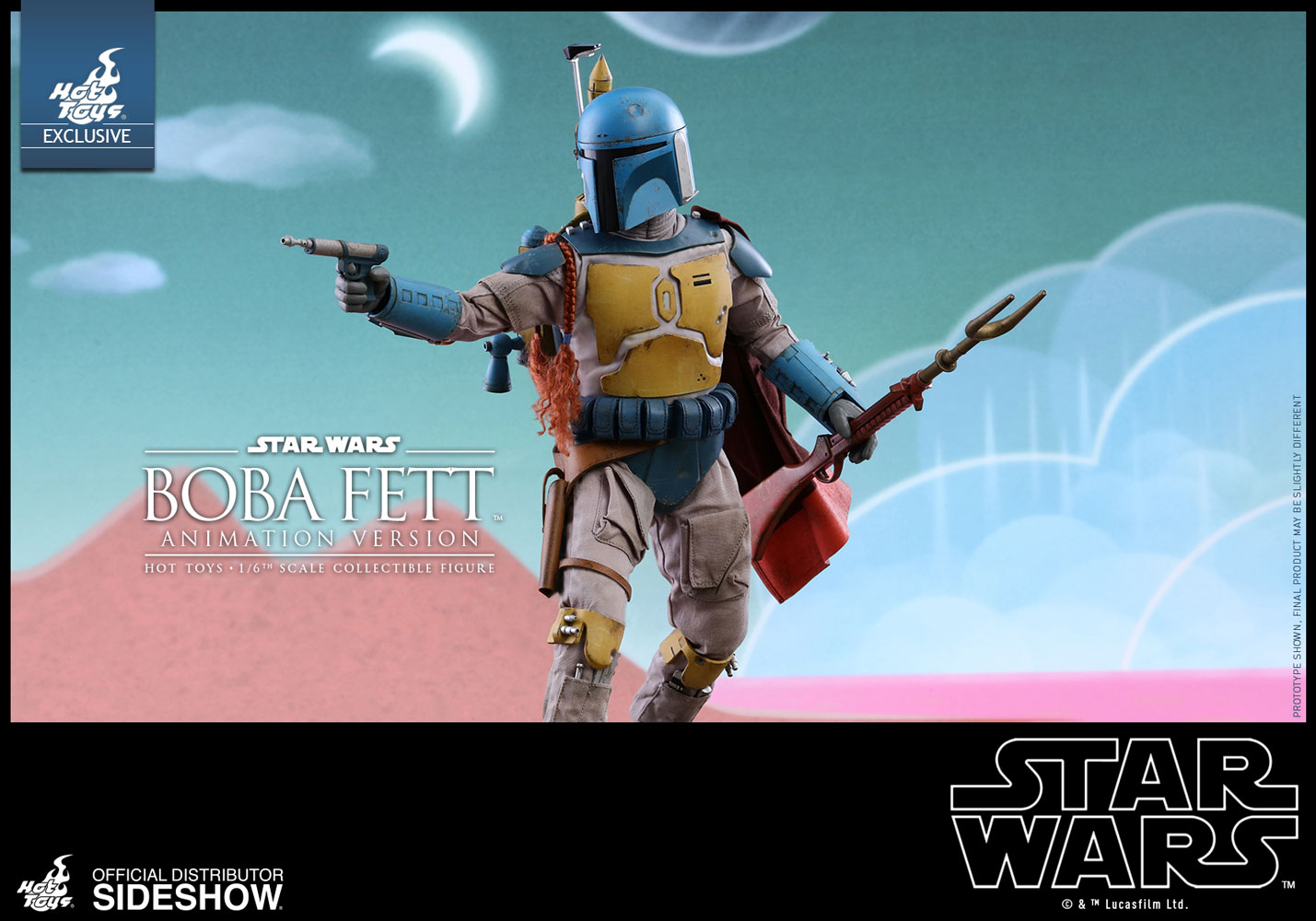 boba fett animated hot toys